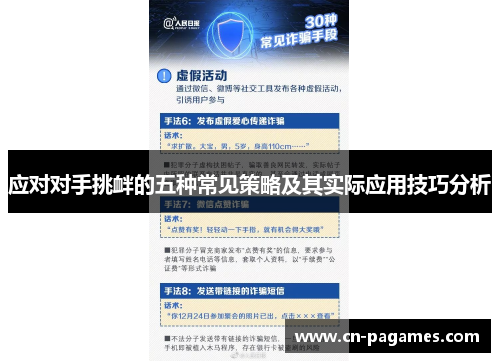 应对对手挑衅的五种常见策略及其实际应用技巧分析
