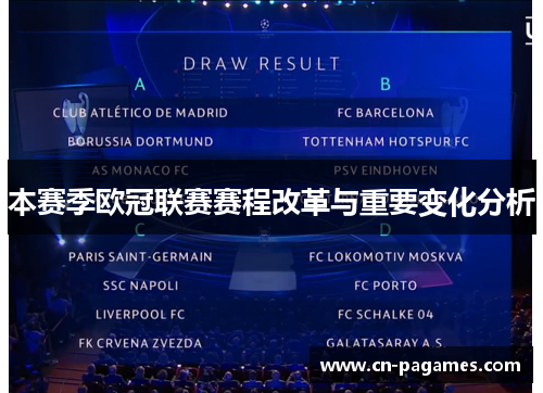 本赛季欧冠联赛赛程改革与重要变化分析